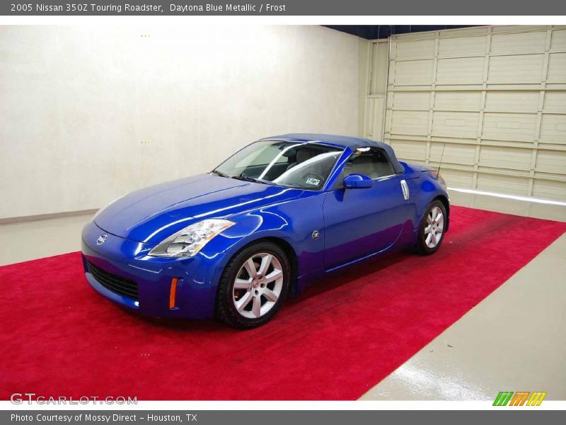 Daytona Blue Metallic / Frost 2005 Nissan 350Z Touring Roadster