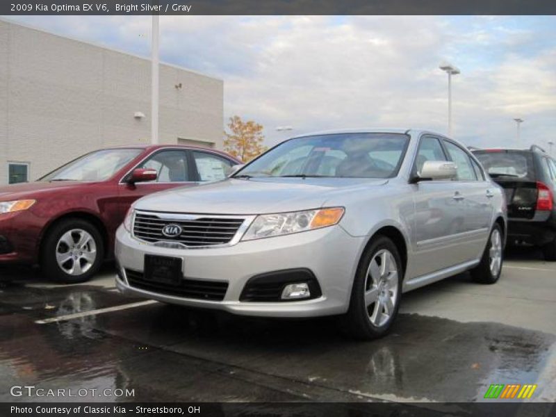 Bright Silver / Gray 2009 Kia Optima EX V6