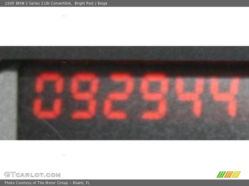 Bright Red / Beige 1995 BMW 3 Series 318i Convertible