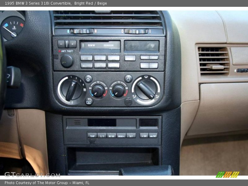 Bright Red / Beige 1995 BMW 3 Series 318i Convertible