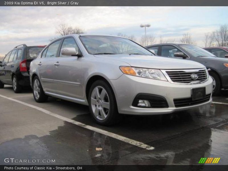 Bright Silver / Gray 2009 Kia Optima EX V6