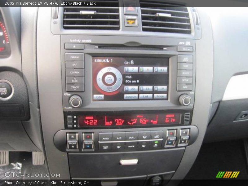 Ebony Black / Black 2009 Kia Borrego EX V8 4x4