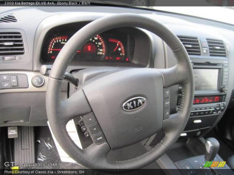 Ebony Black / Black 2009 Kia Borrego EX V8 4x4