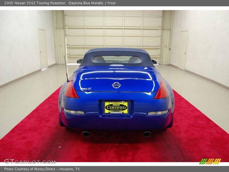 Daytona Blue Metallic / Frost 2005 Nissan 350Z Touring Roadster