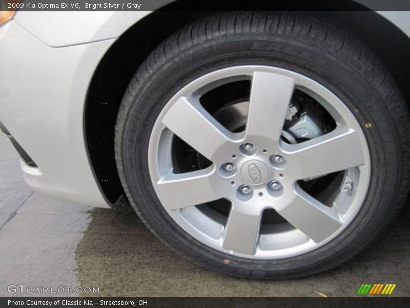Bright Silver / Gray 2009 Kia Optima EX V6