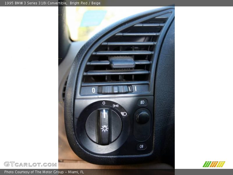 Bright Red / Beige 1995 BMW 3 Series 318i Convertible