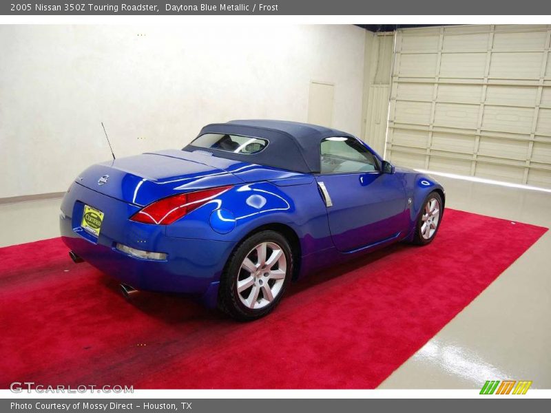 Daytona Blue Metallic / Frost 2005 Nissan 350Z Touring Roadster
