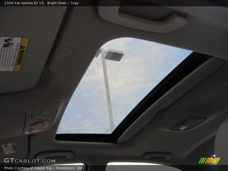 Bright Silver / Gray 2009 Kia Optima EX V6