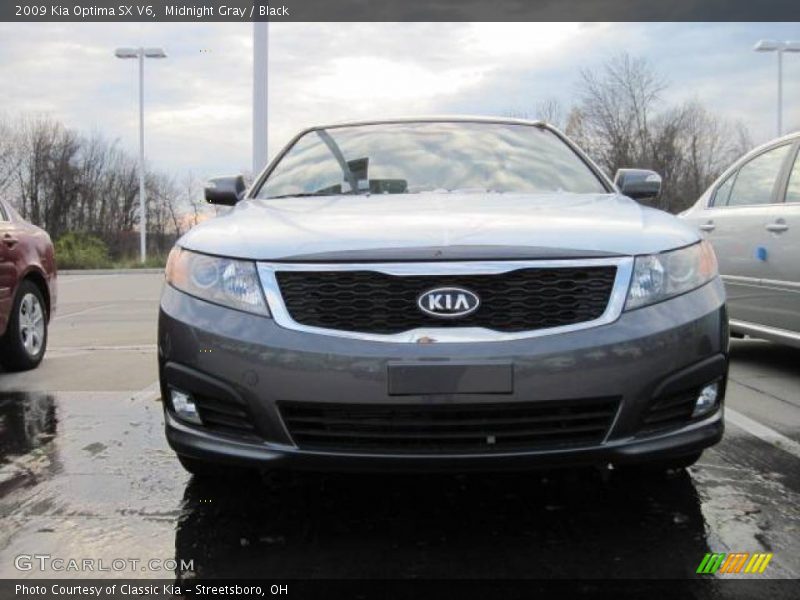 Midnight Gray / Black 2009 Kia Optima SX V6