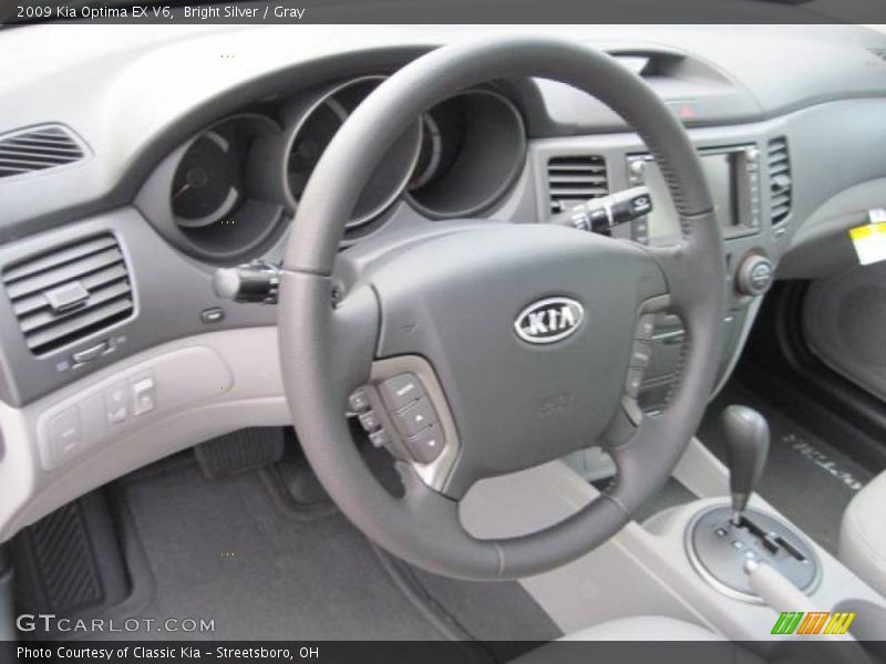 Bright Silver / Gray 2009 Kia Optima EX V6