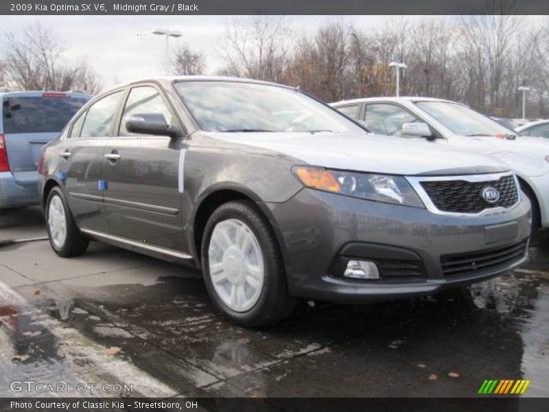 Midnight Gray / Black 2009 Kia Optima SX V6