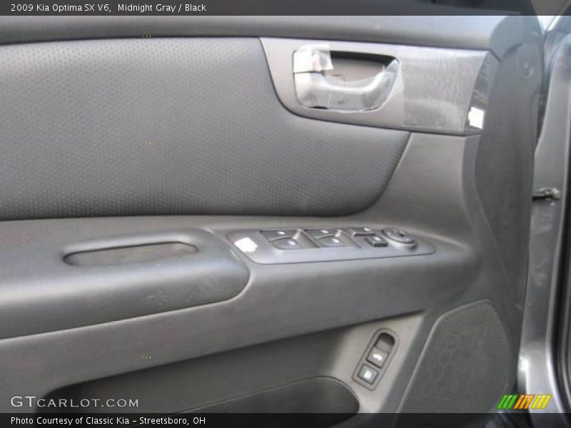 Midnight Gray / Black 2009 Kia Optima SX V6