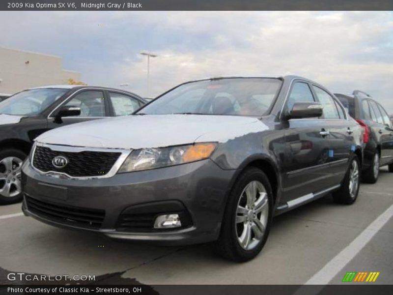 Midnight Gray / Black 2009 Kia Optima SX V6