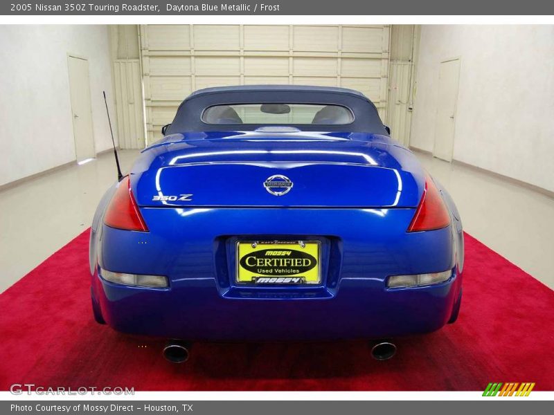 Daytona Blue Metallic / Frost 2005 Nissan 350Z Touring Roadster