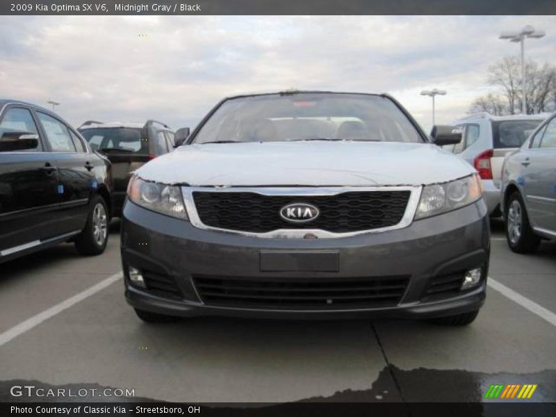 Midnight Gray / Black 2009 Kia Optima SX V6