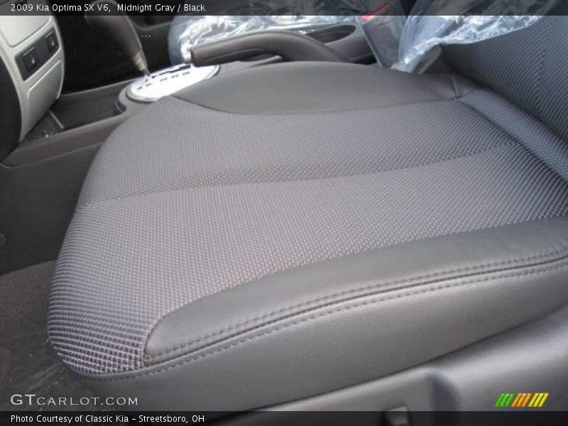 Midnight Gray / Black 2009 Kia Optima SX V6
