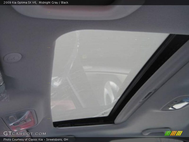 Midnight Gray / Black 2009 Kia Optima SX V6