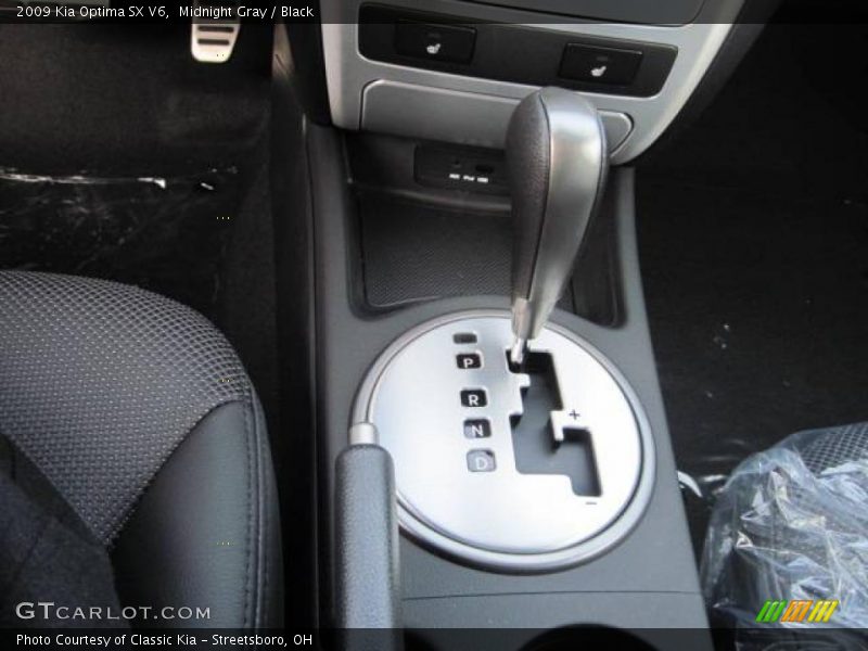 Midnight Gray / Black 2009 Kia Optima SX V6