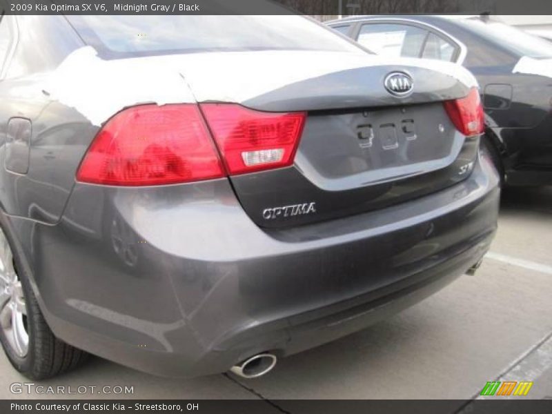 Midnight Gray / Black 2009 Kia Optima SX V6