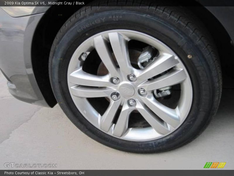 Midnight Gray / Black 2009 Kia Optima SX V6