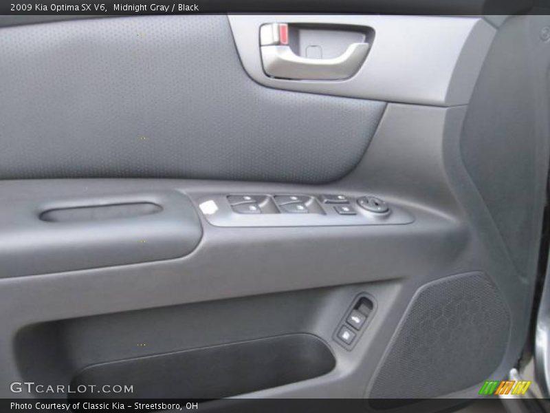 Midnight Gray / Black 2009 Kia Optima SX V6
