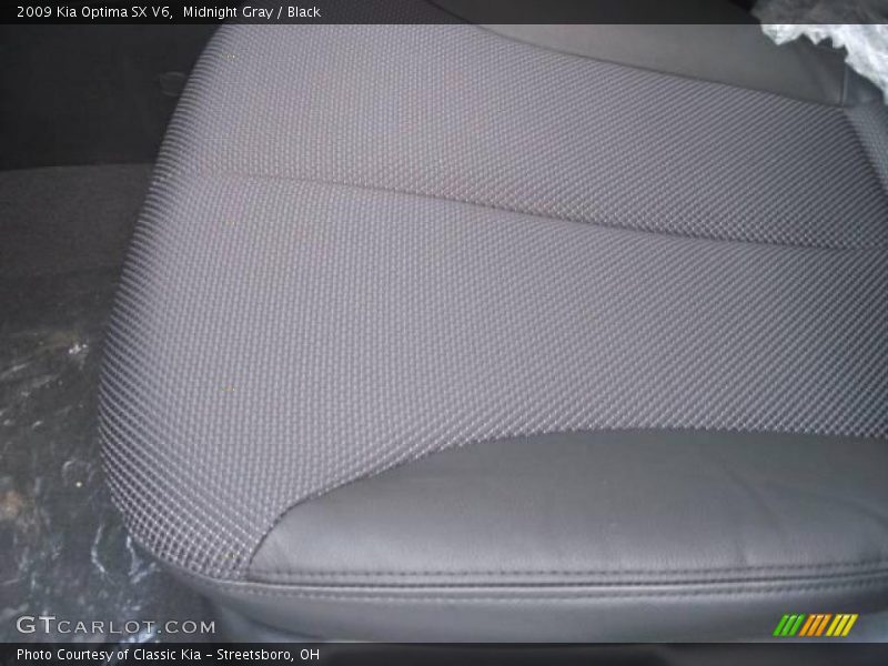 Midnight Gray / Black 2009 Kia Optima SX V6