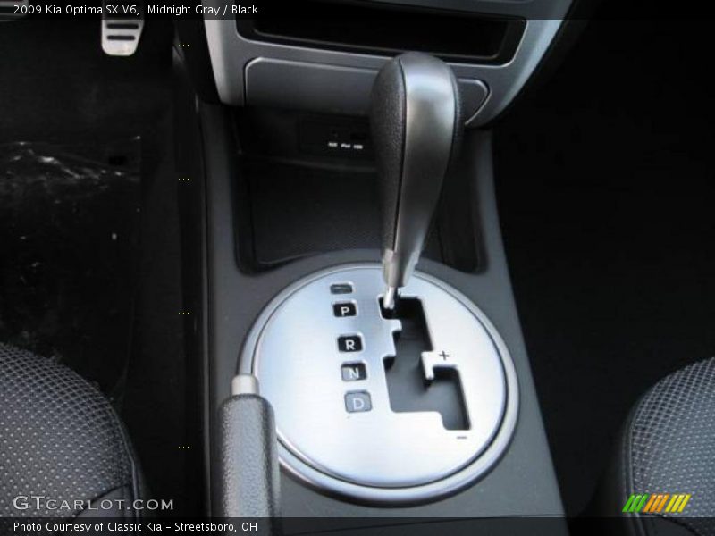 Midnight Gray / Black 2009 Kia Optima SX V6