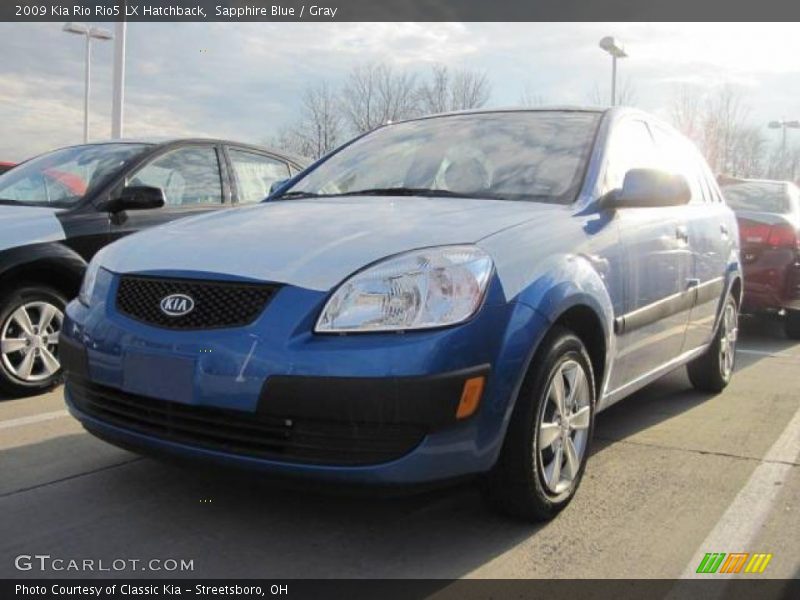 Sapphire Blue / Gray 2009 Kia Rio Rio5 LX Hatchback