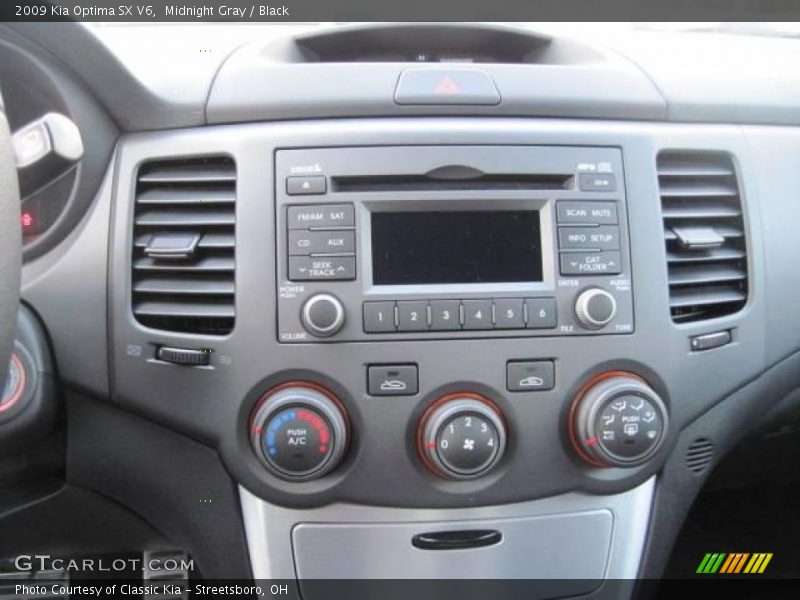 Midnight Gray / Black 2009 Kia Optima SX V6
