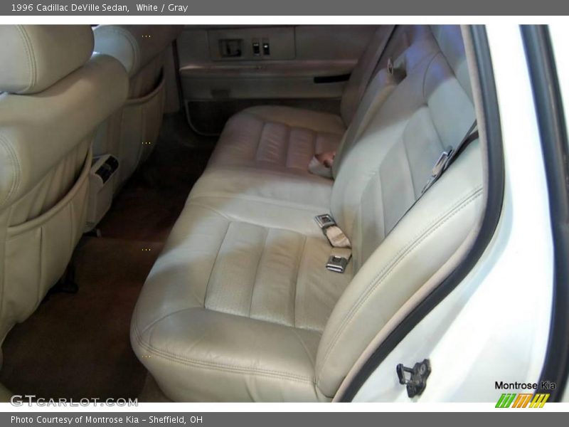 White / Gray 1996 Cadillac DeVille Sedan