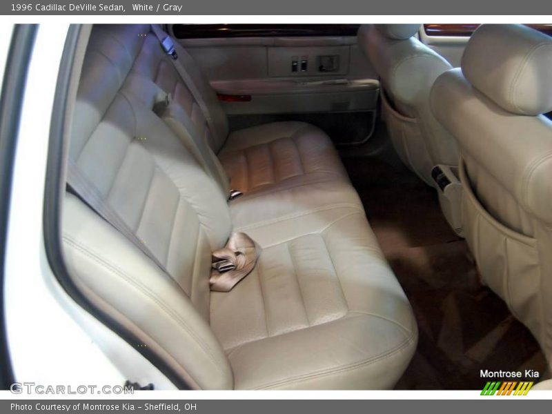 White / Gray 1996 Cadillac DeVille Sedan