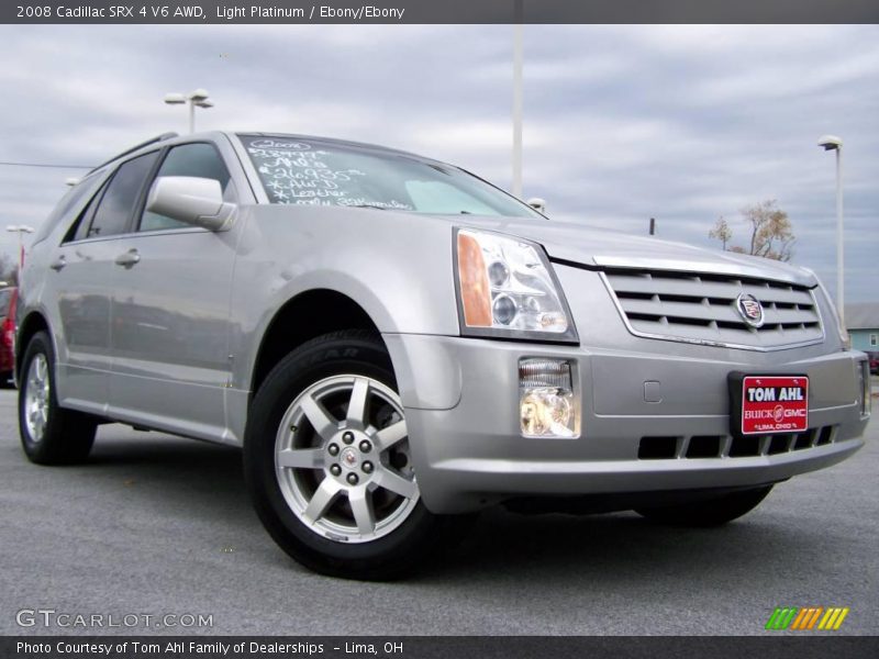 Light Platinum / Ebony/Ebony 2008 Cadillac SRX 4 V6 AWD