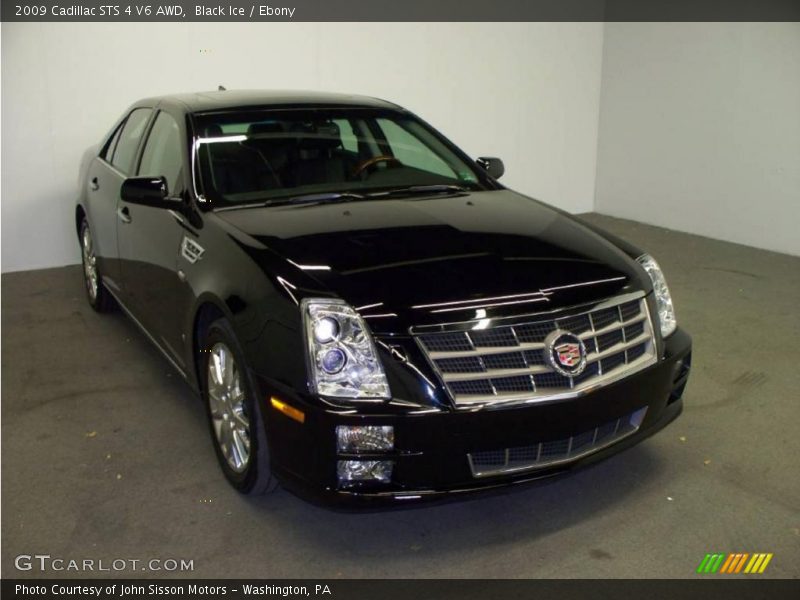 Black Ice / Ebony 2009 Cadillac STS 4 V6 AWD