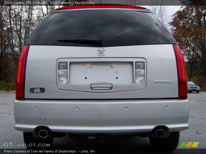 Light Platinum / Ebony/Ebony 2008 Cadillac SRX 4 V6 AWD