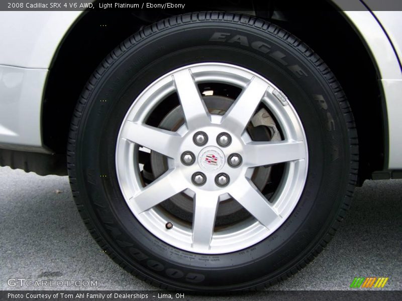 Light Platinum / Ebony/Ebony 2008 Cadillac SRX 4 V6 AWD