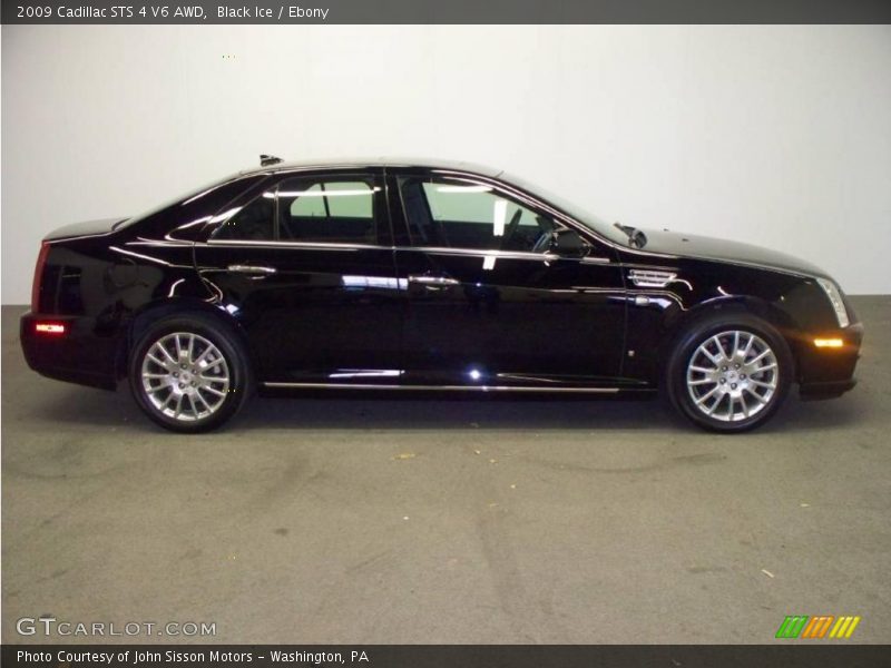 Black Ice / Ebony 2009 Cadillac STS 4 V6 AWD
