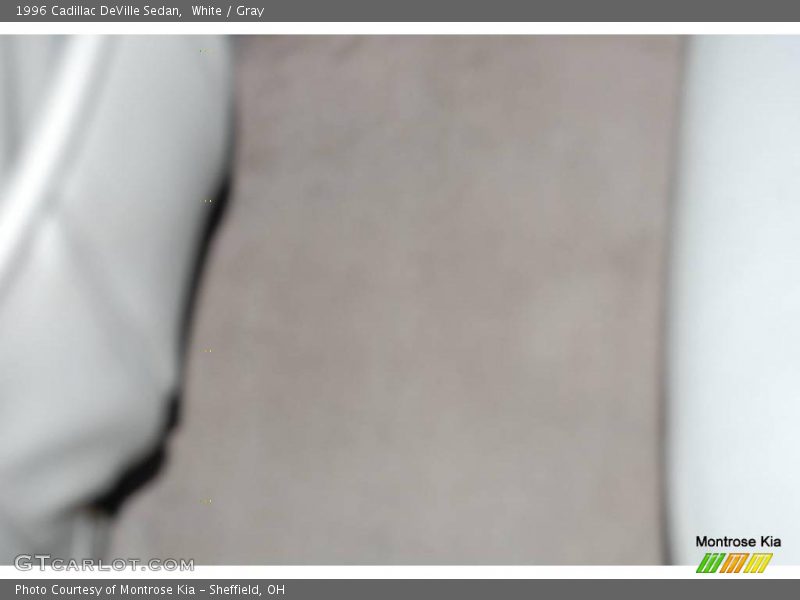White / Gray 1996 Cadillac DeVille Sedan