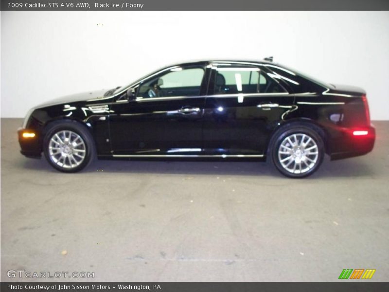 Black Ice / Ebony 2009 Cadillac STS 4 V6 AWD