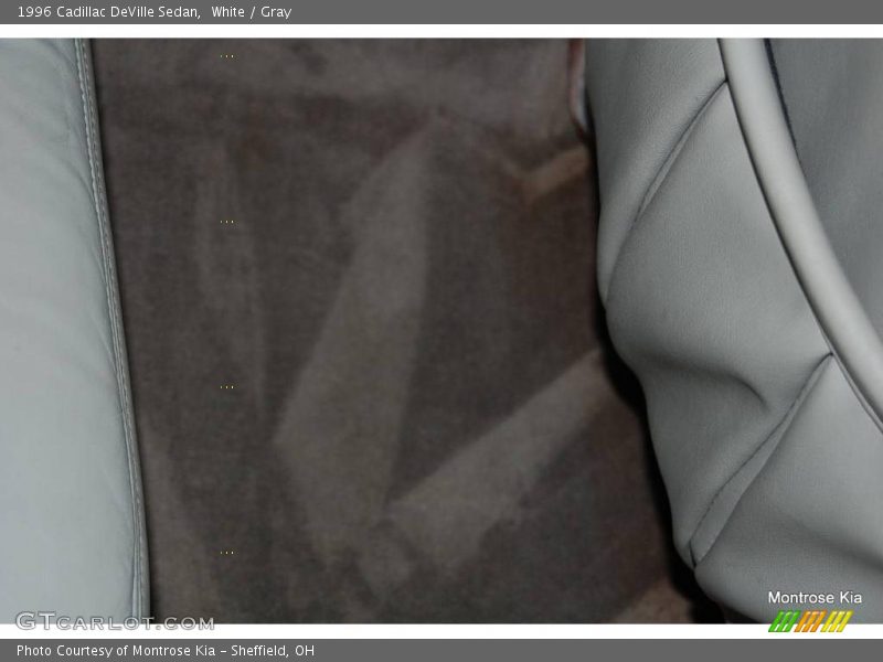 White / Gray 1996 Cadillac DeVille Sedan