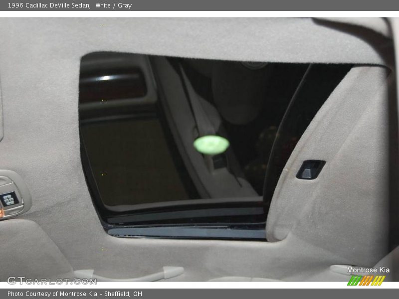 White / Gray 1996 Cadillac DeVille Sedan