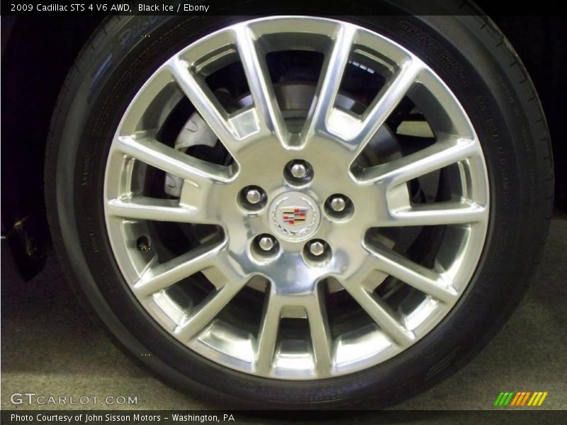 Black Ice / Ebony 2009 Cadillac STS 4 V6 AWD