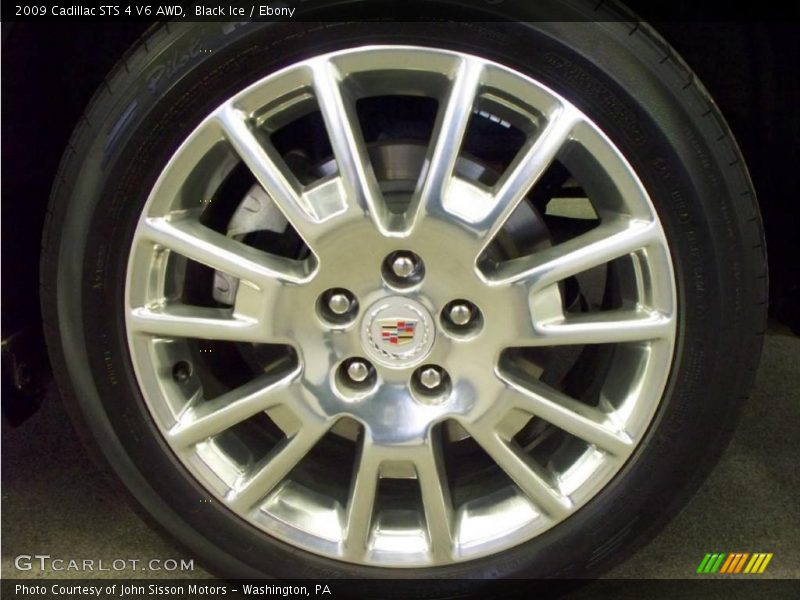 Black Ice / Ebony 2009 Cadillac STS 4 V6 AWD