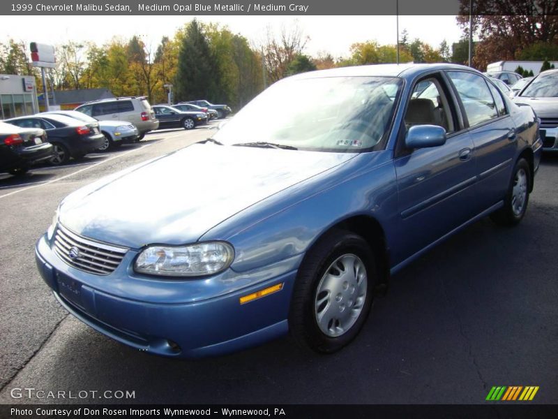 Medium Opal Blue Metallic / Medium Gray 1999 Chevrolet Malibu Sedan