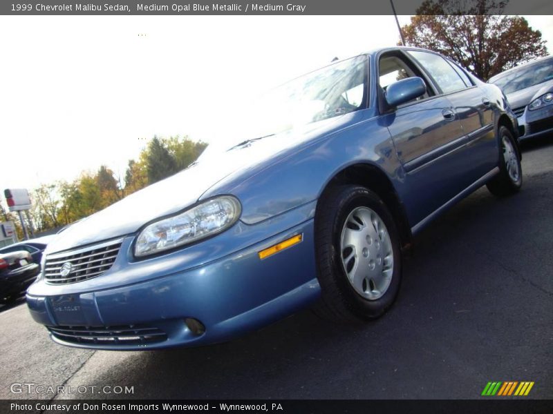 Medium Opal Blue Metallic / Medium Gray 1999 Chevrolet Malibu Sedan