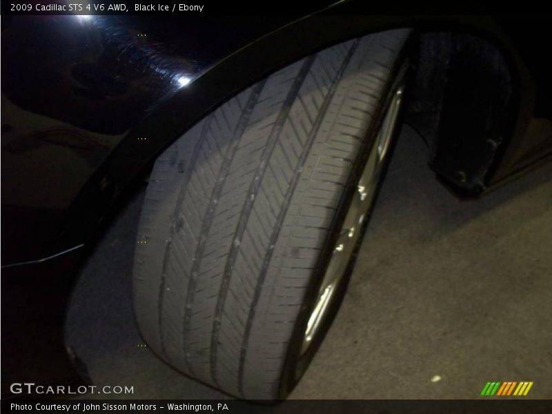 Black Ice / Ebony 2009 Cadillac STS 4 V6 AWD