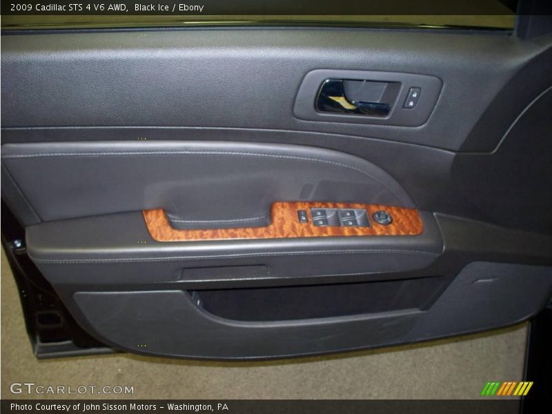 Black Ice / Ebony 2009 Cadillac STS 4 V6 AWD