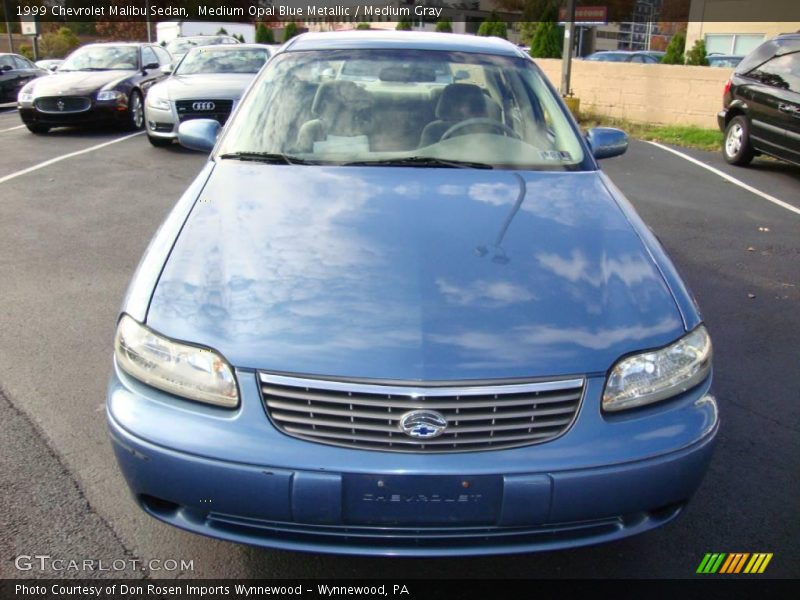 Medium Opal Blue Metallic / Medium Gray 1999 Chevrolet Malibu Sedan