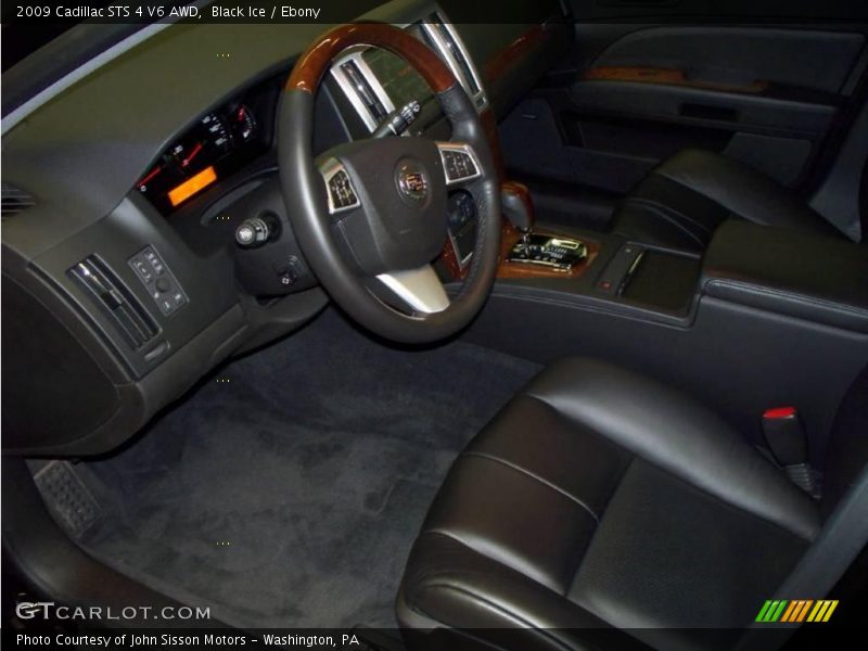 Black Ice / Ebony 2009 Cadillac STS 4 V6 AWD