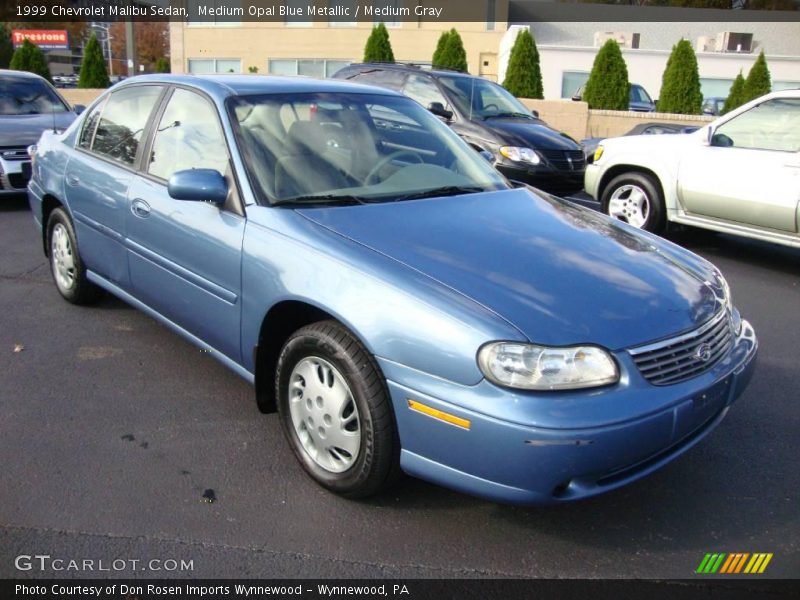 Medium Opal Blue Metallic / Medium Gray 1999 Chevrolet Malibu Sedan
