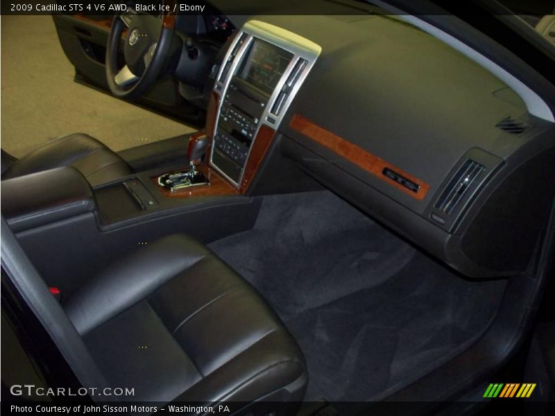 Black Ice / Ebony 2009 Cadillac STS 4 V6 AWD
